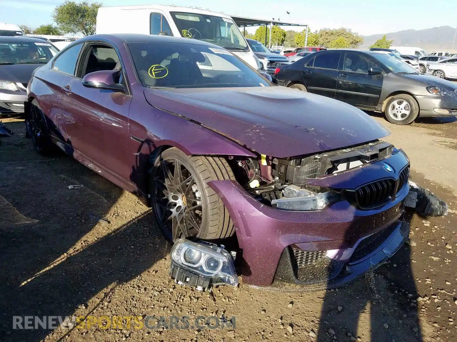1 Photograph of a damaged car WBS4Y9C01LFH85457 BMW M4 2020