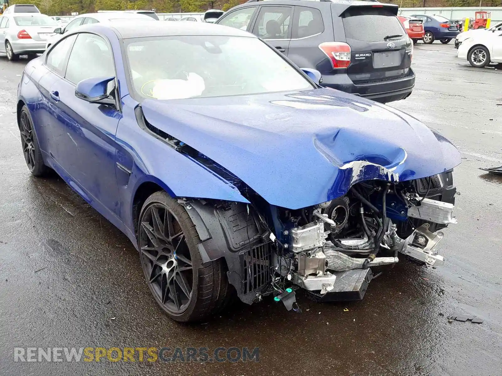 1 Photograph of a damaged car WBS4Y9C02LFJ02632 BMW M4 2020