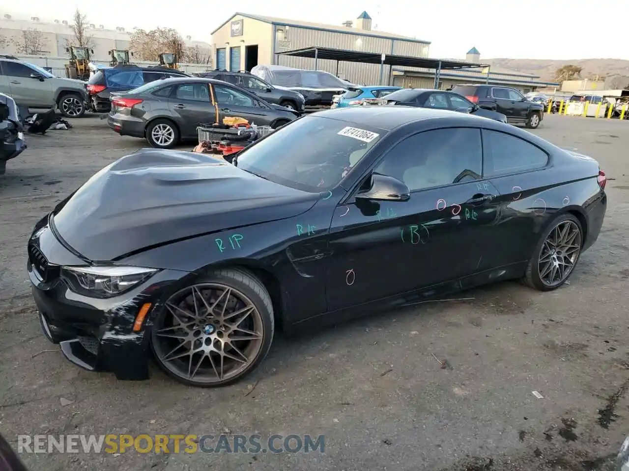 1 Photograph of a damaged car WBS4Y9C04LAH83053 BMW M4 2020