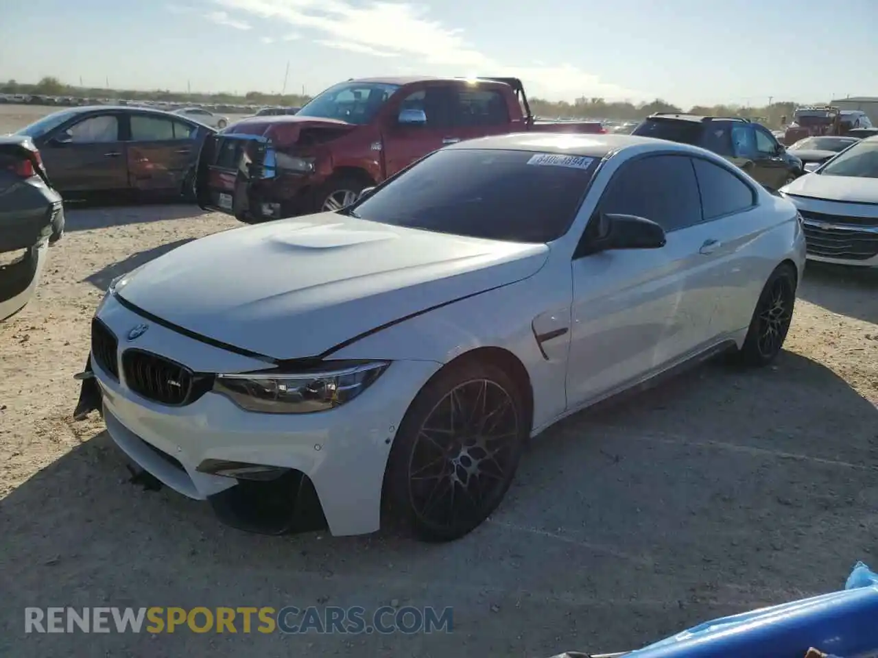 1 fotografías del automóvil dañado WBS4Y9C04LFH57913 BMW M4 2020
