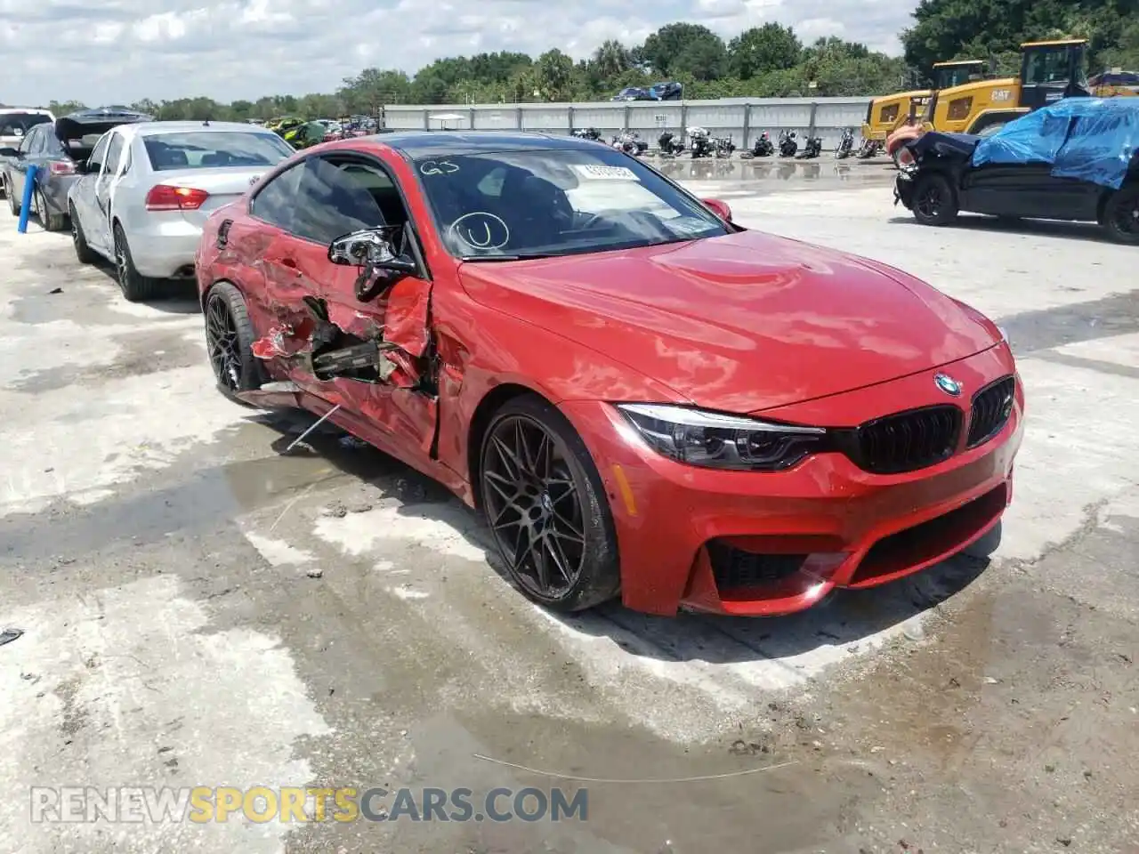 1 Photograph of a damaged car WBS4Y9C05LFH35158 BMW M4 2020