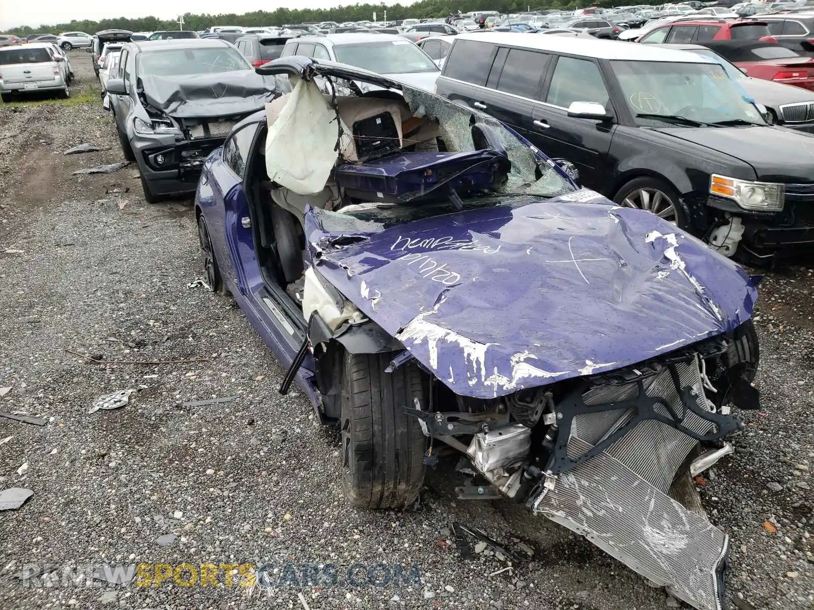 1 Photograph of a damaged car WBS4Y9C05LFJ64929 BMW M4 2020