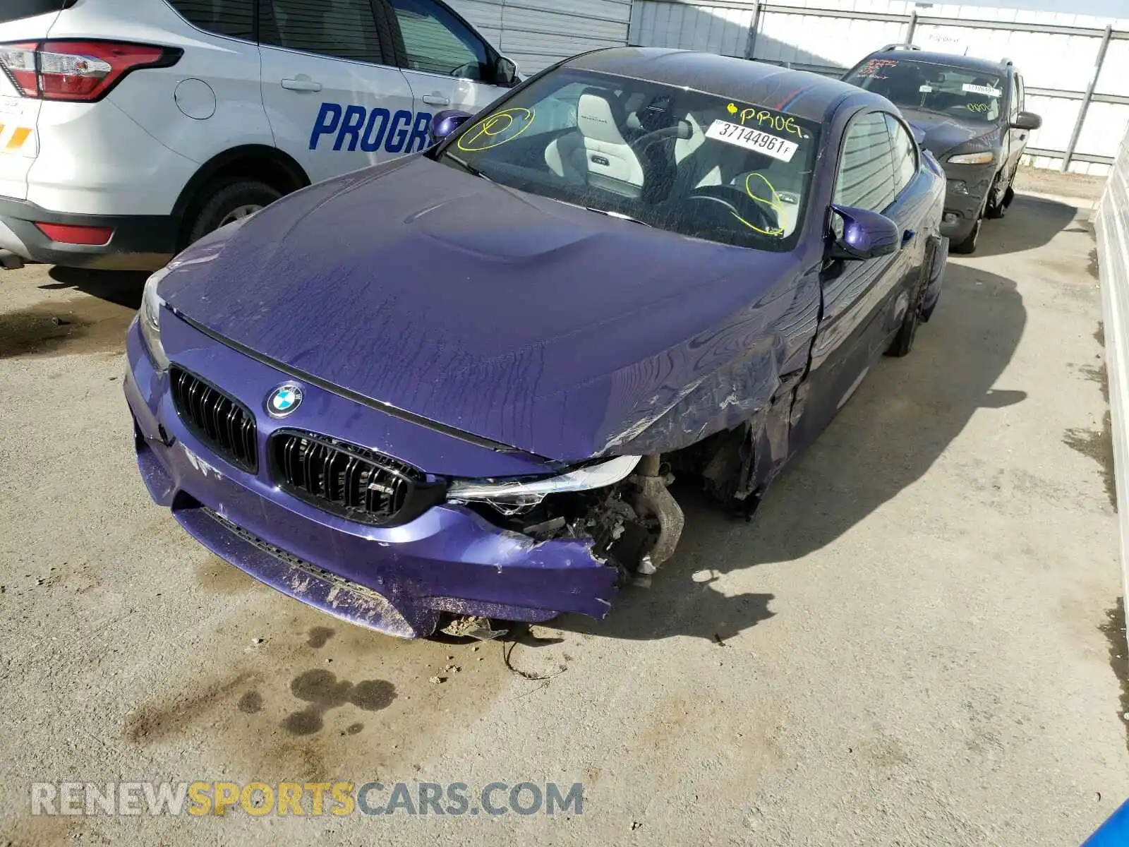 2 Photograph of a damaged car WBS4Y9C08LFJ78761 BMW M4 2020