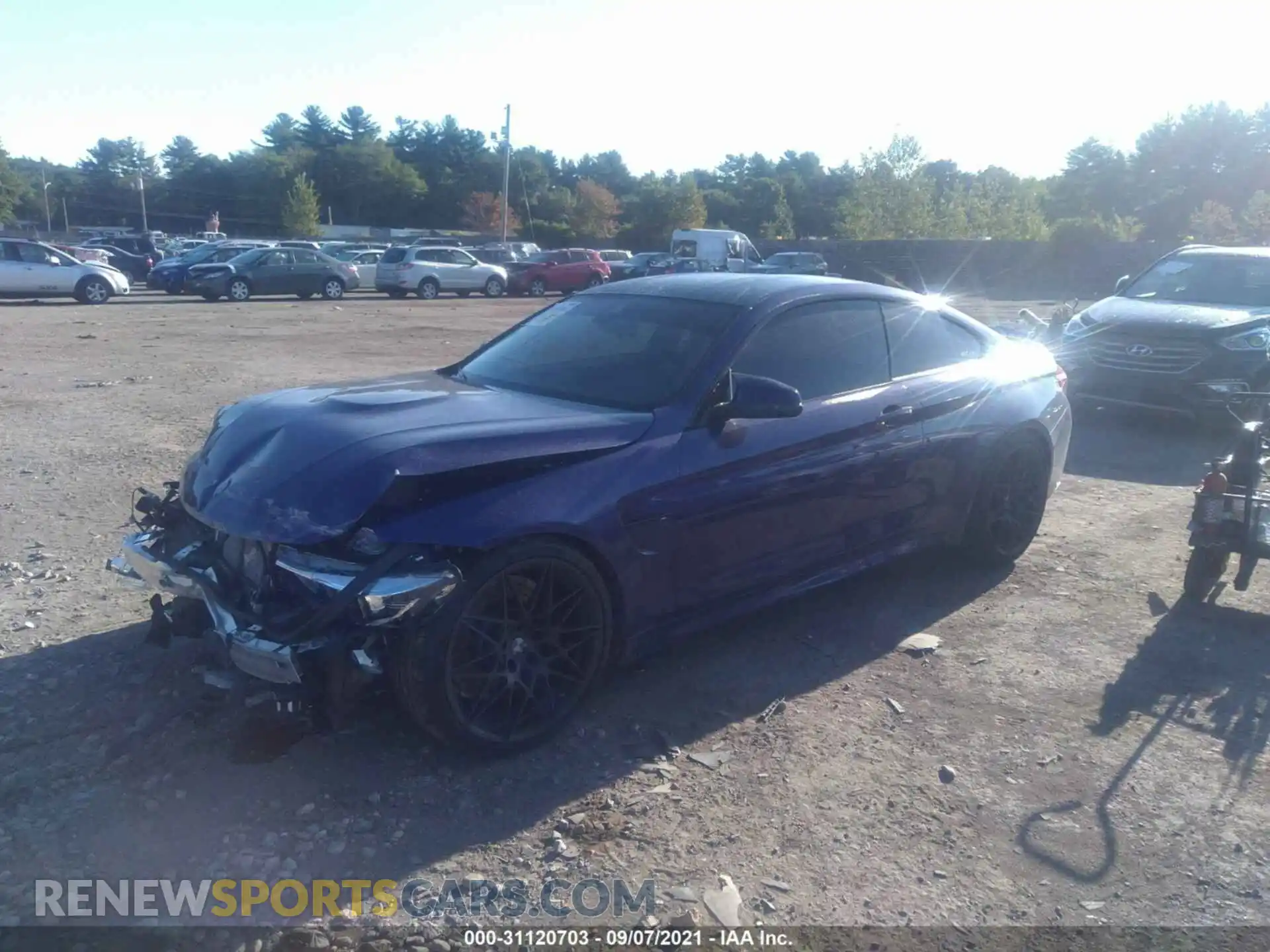 2 Photograph of a damaged car WBS4Y9C09LFJ75755 BMW M4 2020
