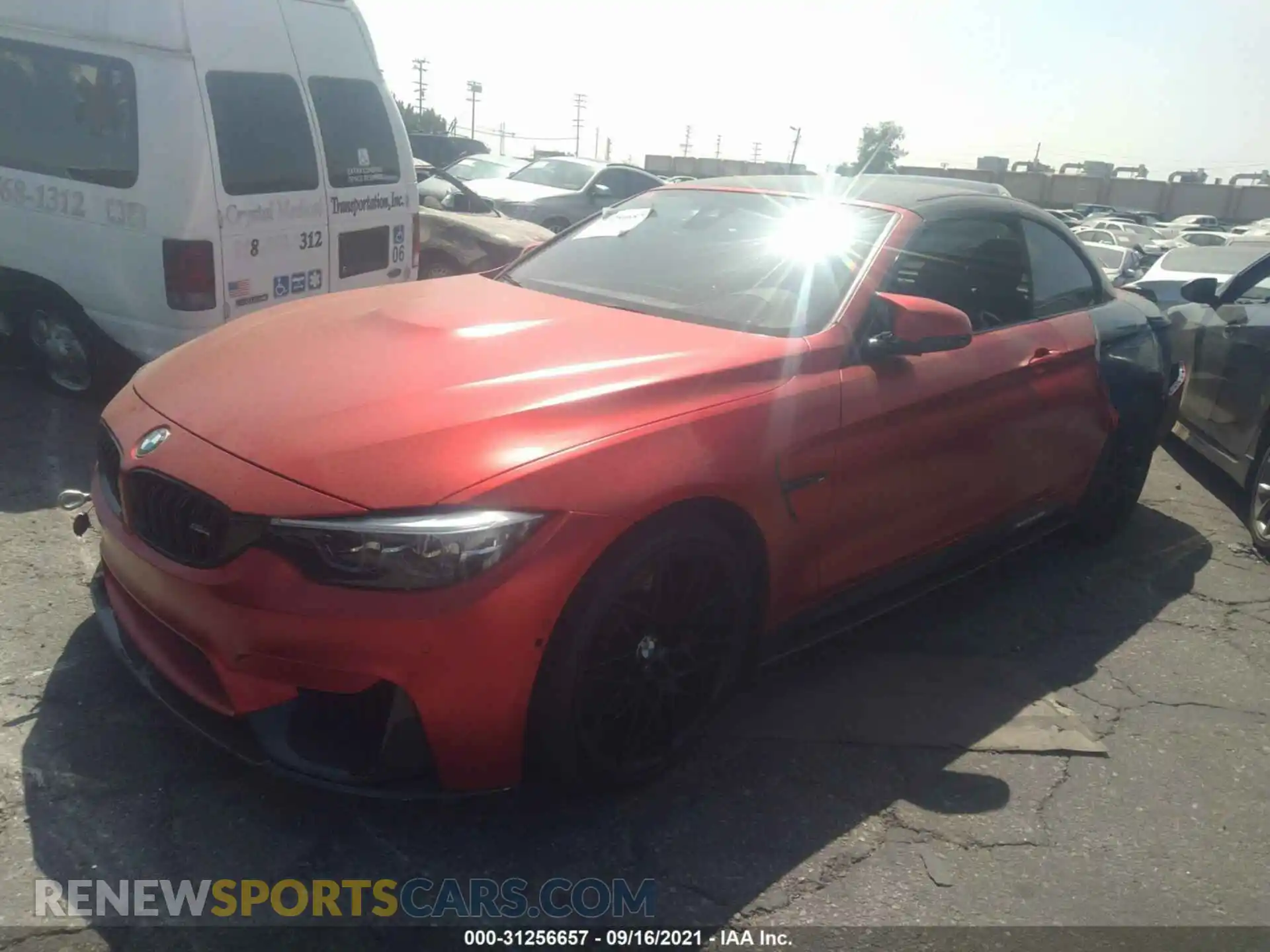 2 Photograph of a damaged car WBS4Z9C02L5N62828 BMW M4 2020