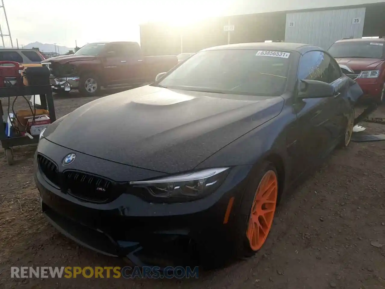 2 Photograph of a damaged car WBS4Z9C03LEJ63944 BMW M4 2020