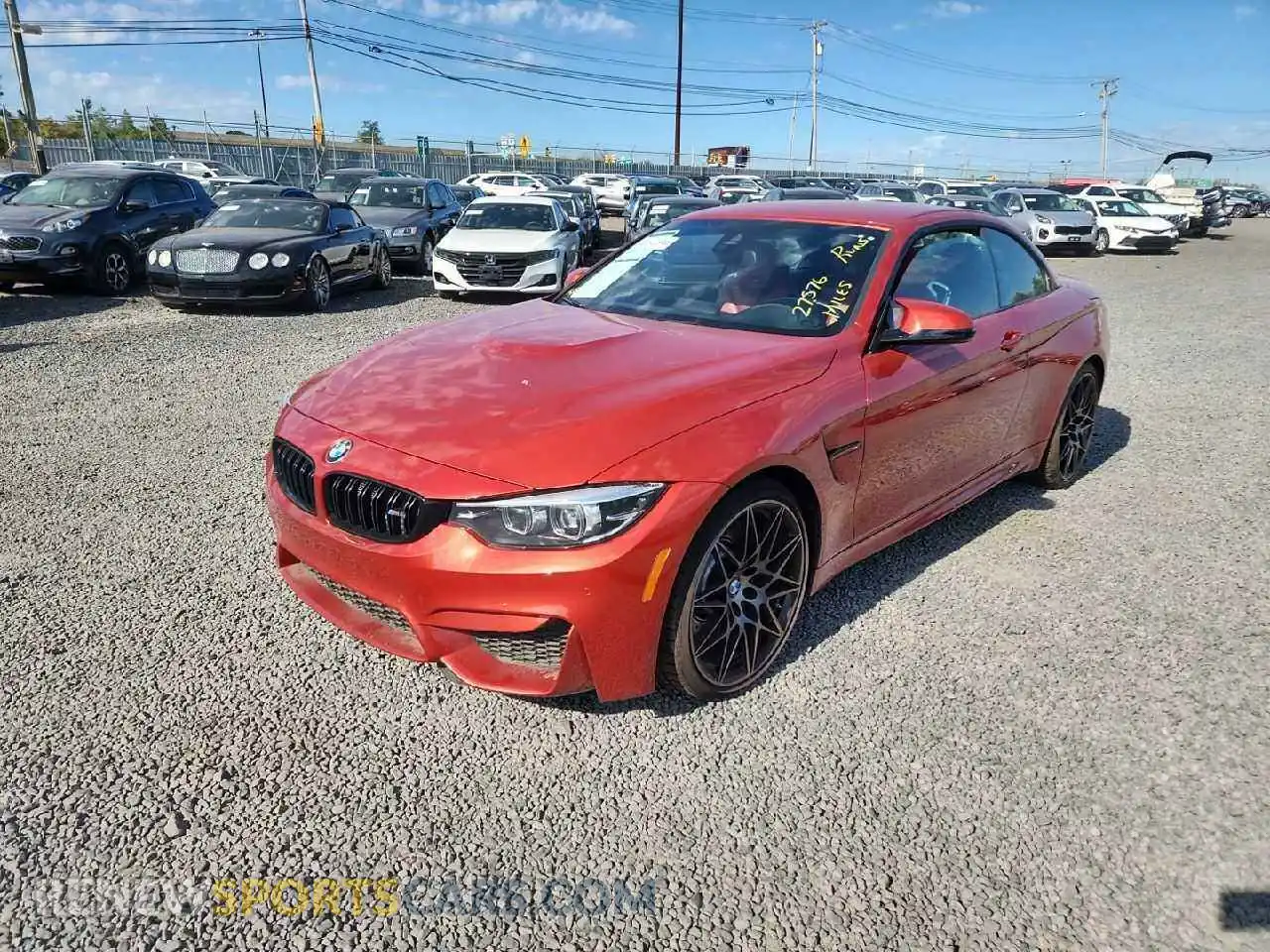 1 Photograph of a damaged car WBS4Z9C06L5P15498 BMW M4 2020
