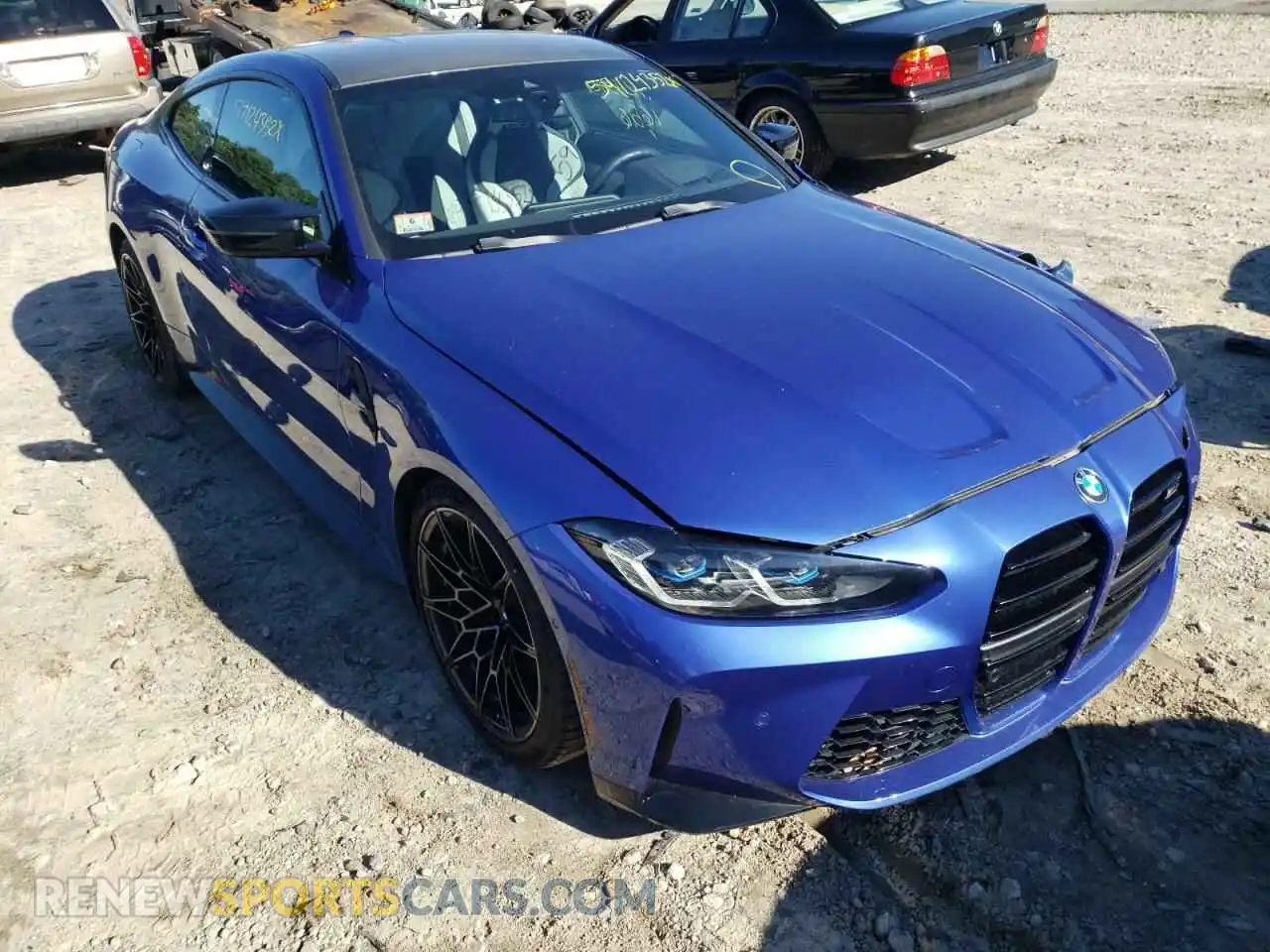 1 Photograph of a damaged car WBS33AZ00MCH17396 BMW M4 2021