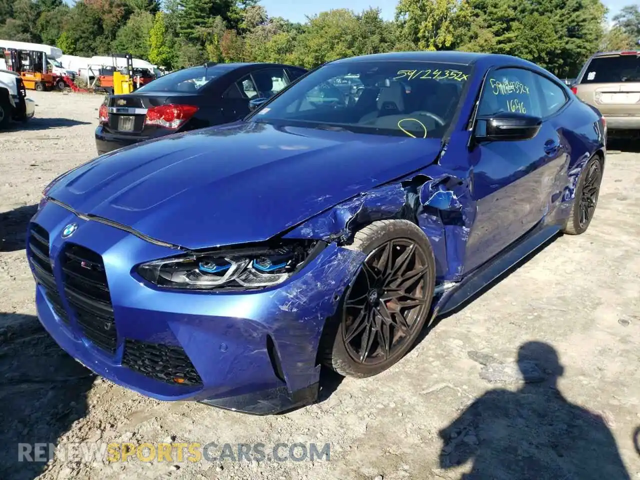 2 Photograph of a damaged car WBS33AZ00MCH17396 BMW M4 2021