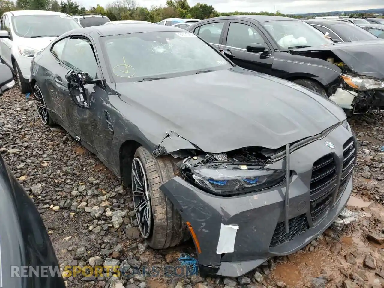 1 Photograph of a damaged car WBS33AZ01MCH03670 BMW M4 2021