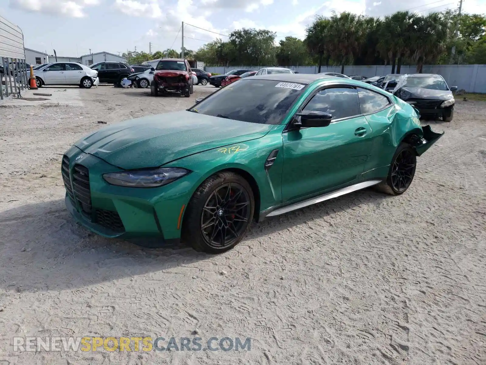 2 Photograph of a damaged car WBS33AZ02MCG46119 BMW M4 2021