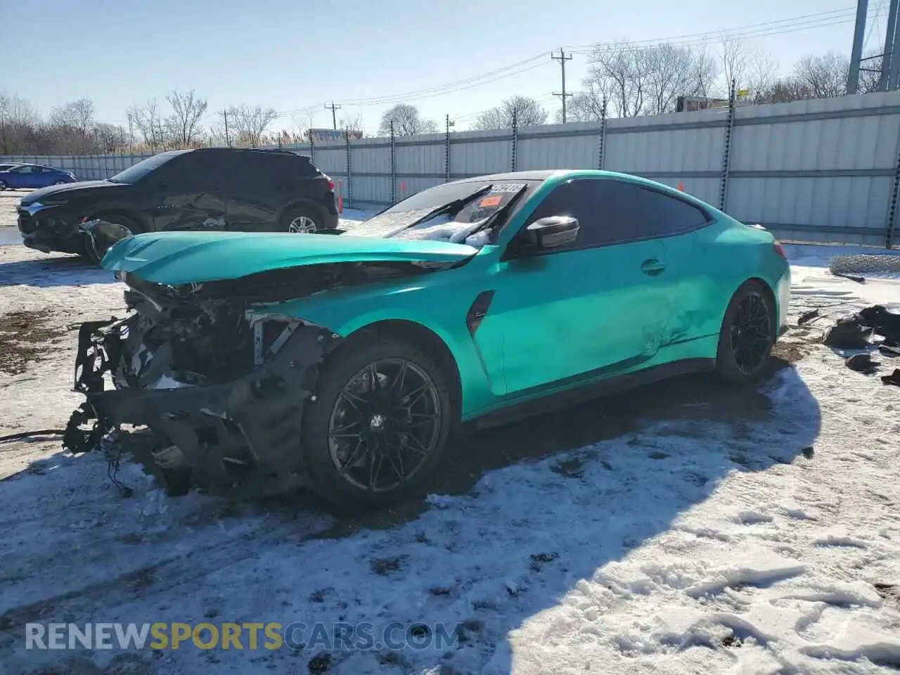 1 Фотография поврежденного автомобиля WBS33AZ03MCH13035 BMW M4 2021