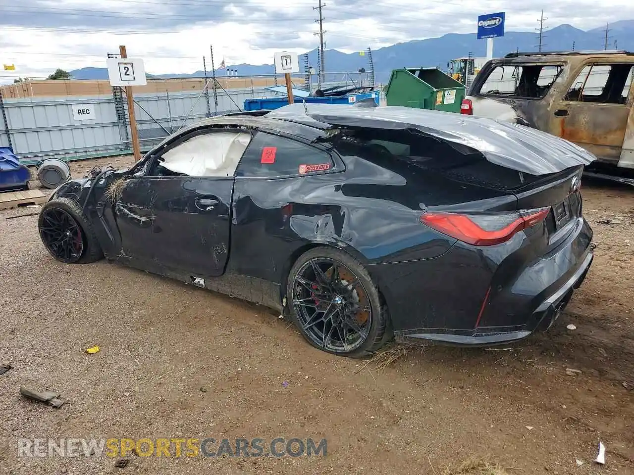 2 fotografías del automóvil dañado WBS33AZ05MCH31939 BMW M4 2021