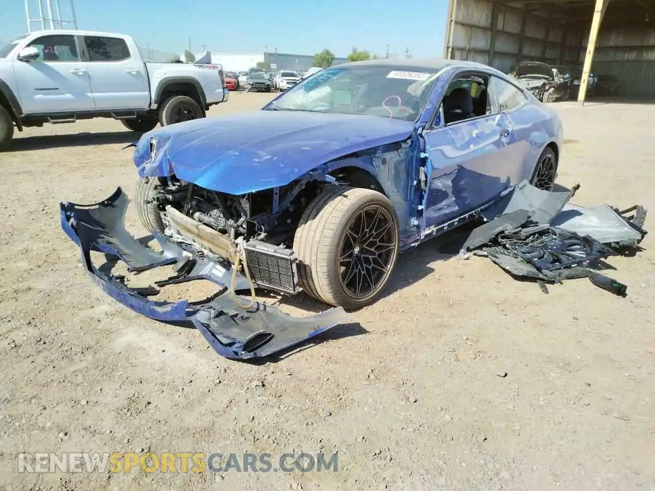 2 Photograph of a damaged car WBS33AZ07MCG89497 BMW M4 2021
