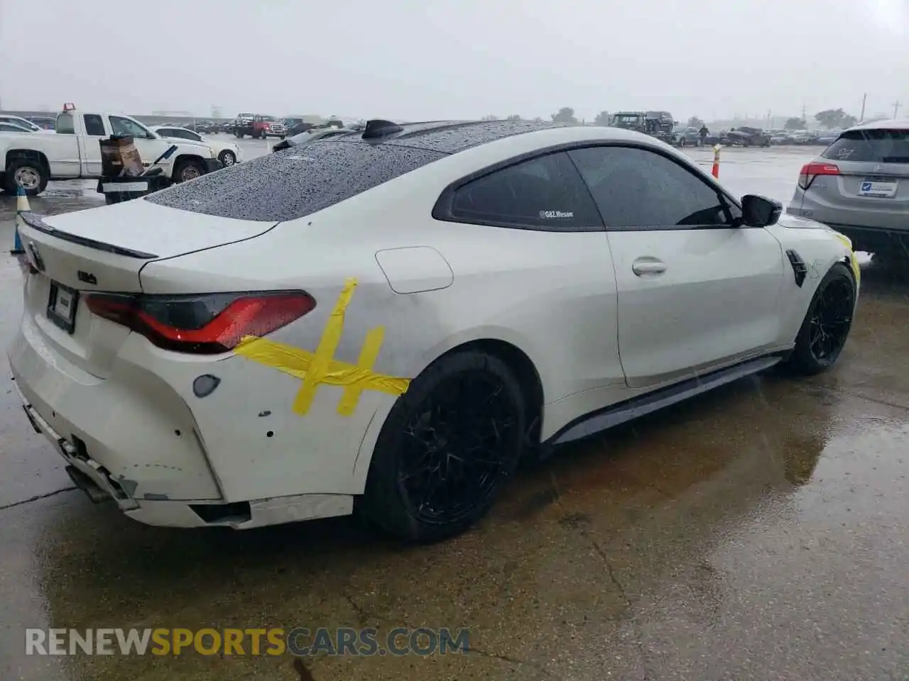 3 fotografías del automóvil dañado WBS33AZ09MCG53536 BMW M4 2021
