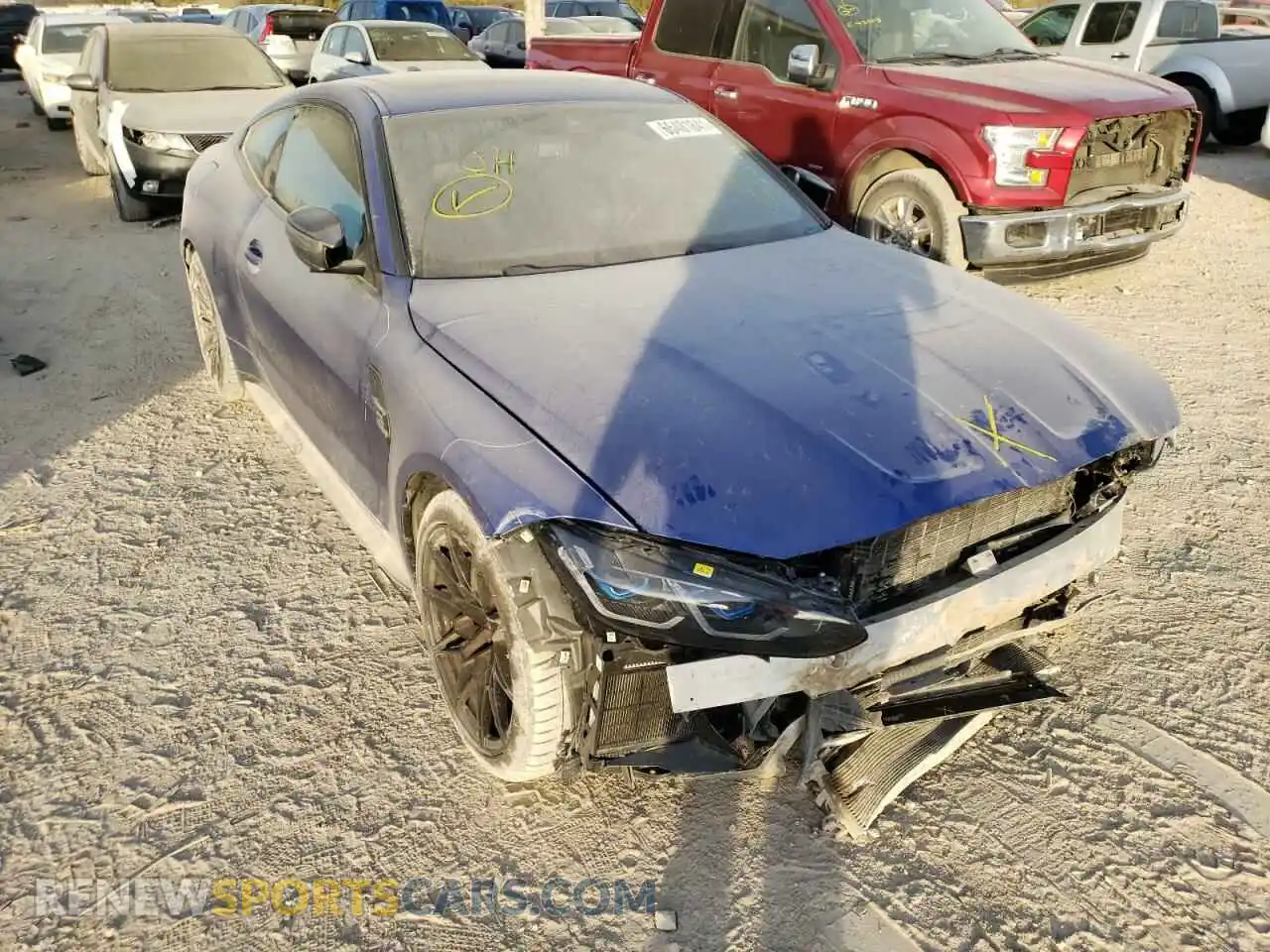 1 Photograph of a damaged car WBS53AZ07MCG76659 BMW M4 2021