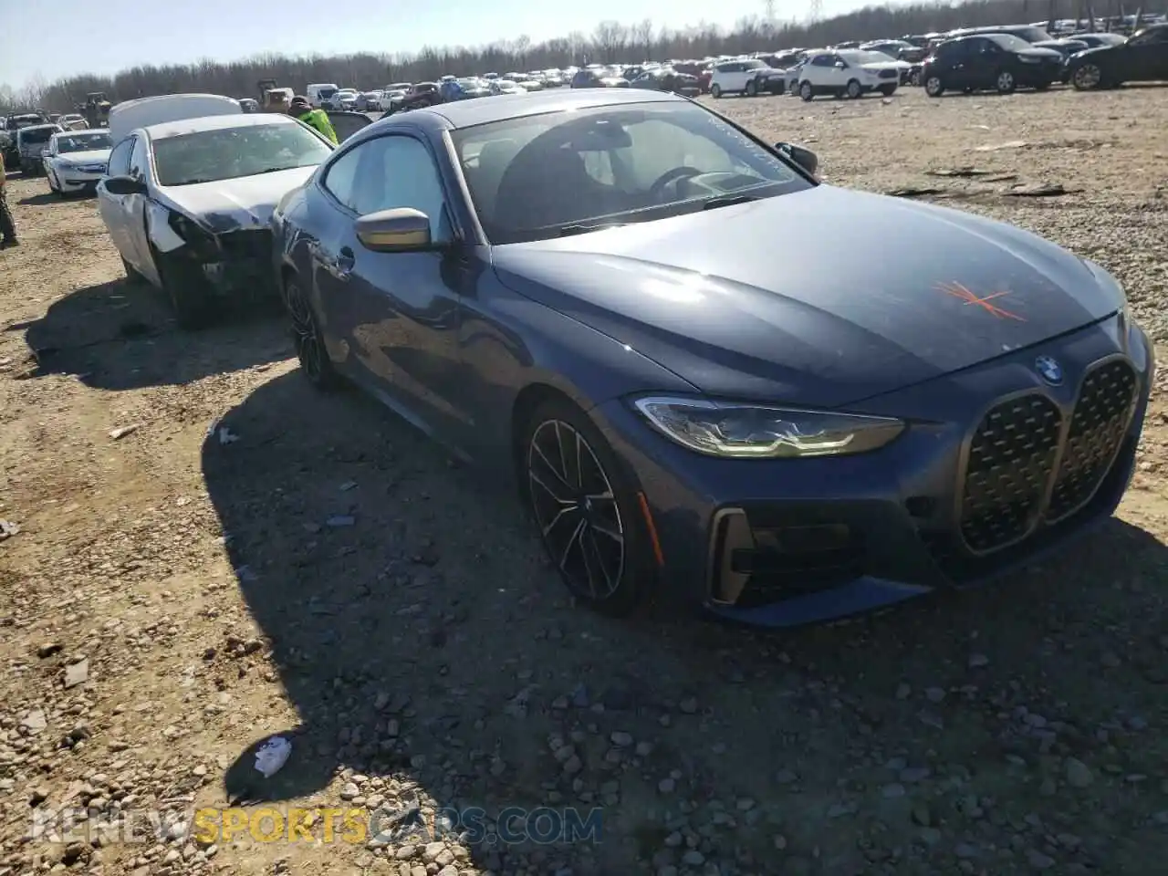1 Photograph of a damaged car WBA13AR02NCH72882 BMW M4 2022
