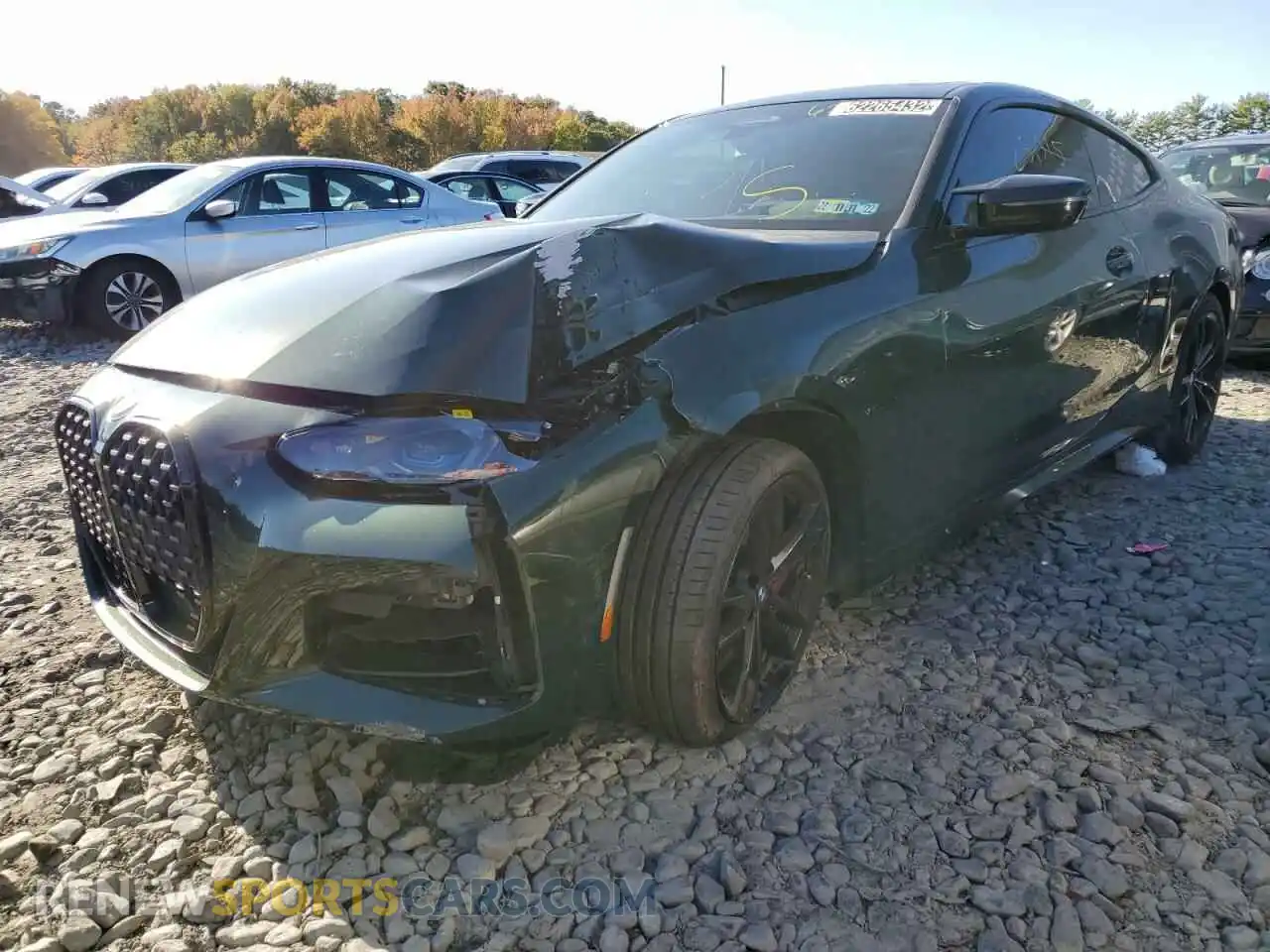 2 Photograph of a damaged car WBA83AP01NCJ22732 BMW M4 2022