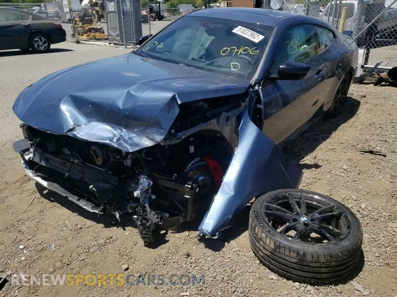 2 Photograph of a damaged car WBA83AP03NCH67305 BMW M4 2022