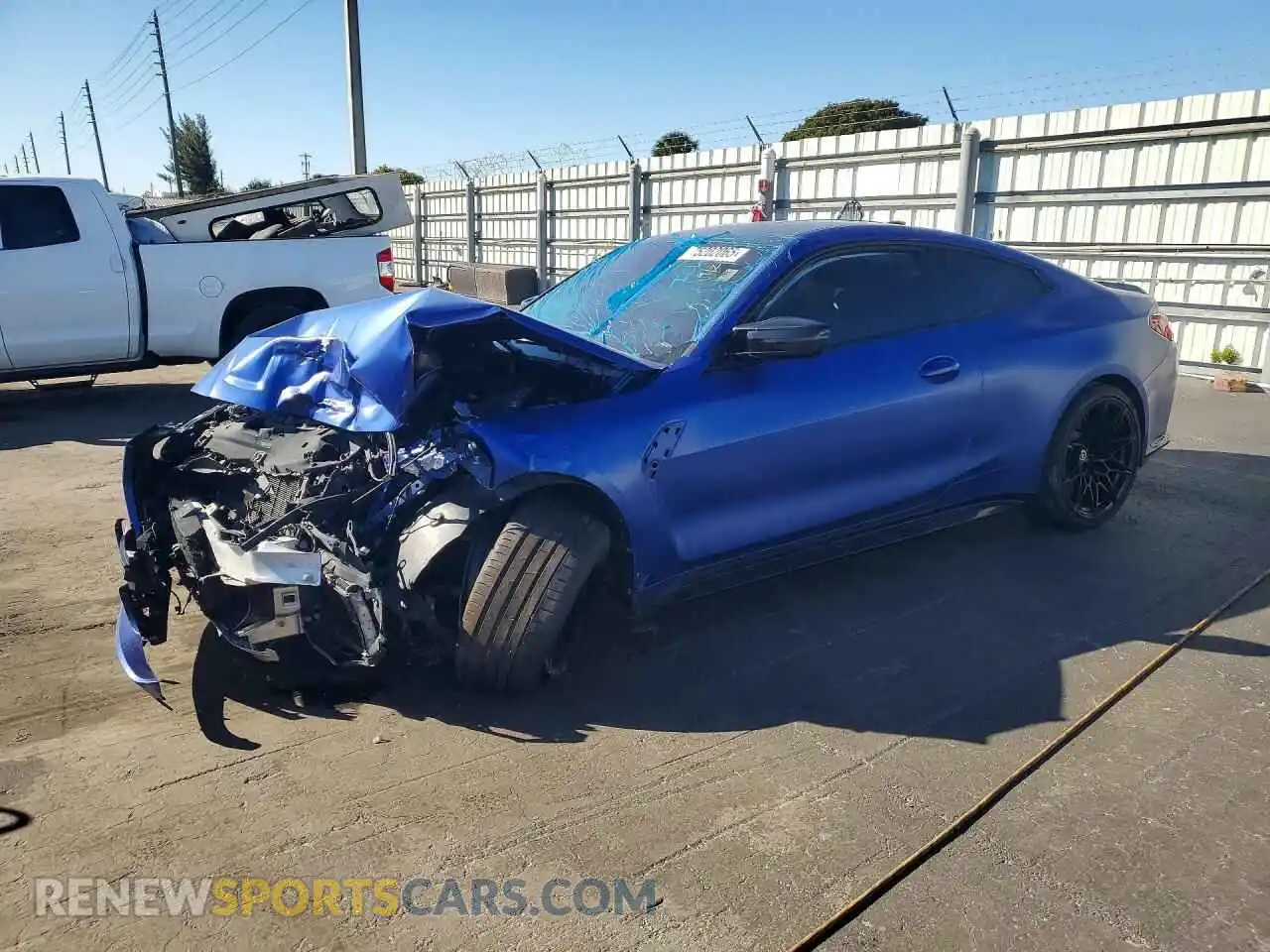 1 Photograph of a damaged car WBS33AZ00NCJ57782 BMW M4 2022