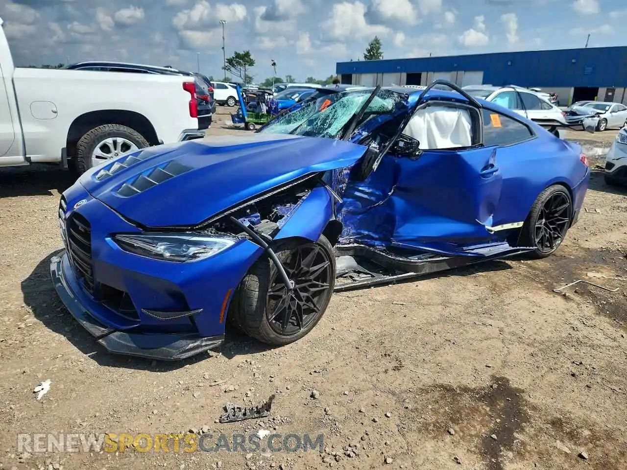 1 fotografías del automóvil dañado WBS33AZ05NCL01276 BMW M4 2022