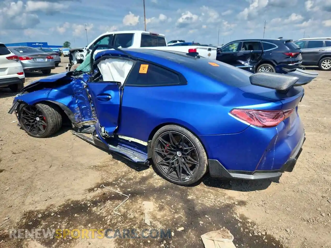 2 fotografías del automóvil dañado WBS33AZ05NCL01276 BMW M4 2022