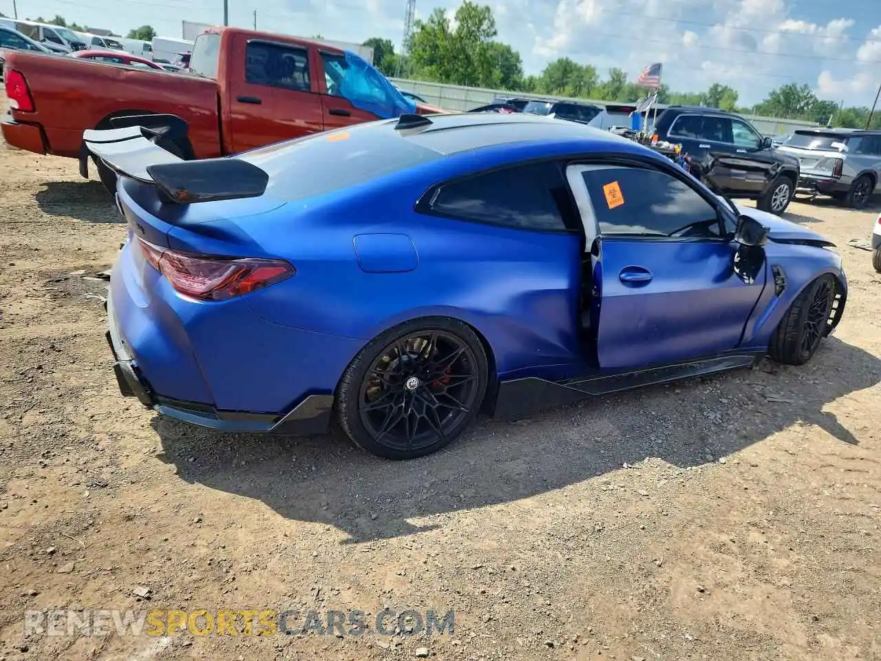 3 fotografías del automóvil dañado WBS33AZ05NCL01276 BMW M4 2022
