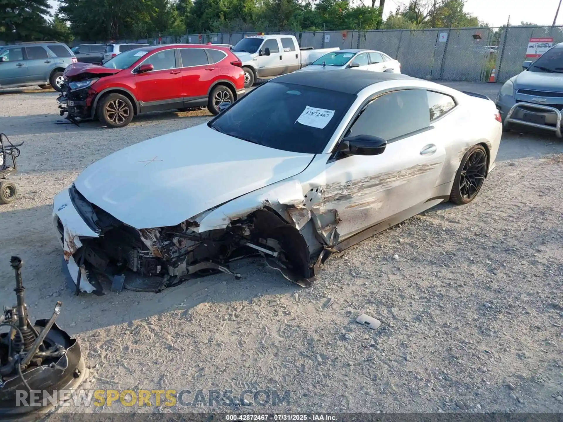 2 Photograph of a damaged car WBS43AZ03NCH97816 BMW M4 2022