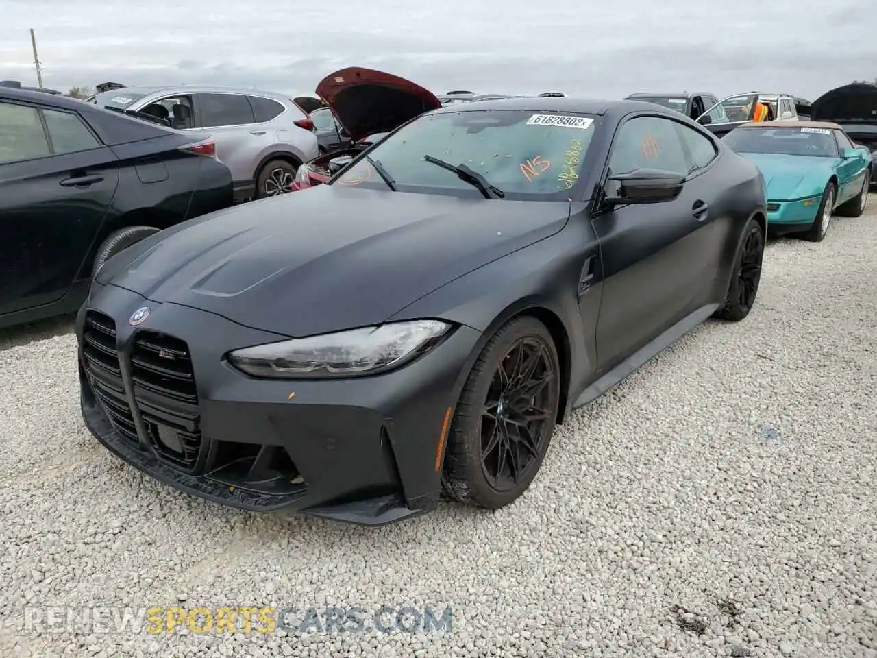 2 Photograph of a damaged car WBS43AZ04NCH86145 BMW M4 2022