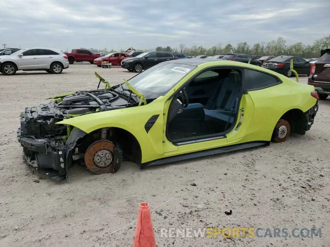 1 Photograph of a damaged car WBS43AZ09NCK11603 BMW M4 2022