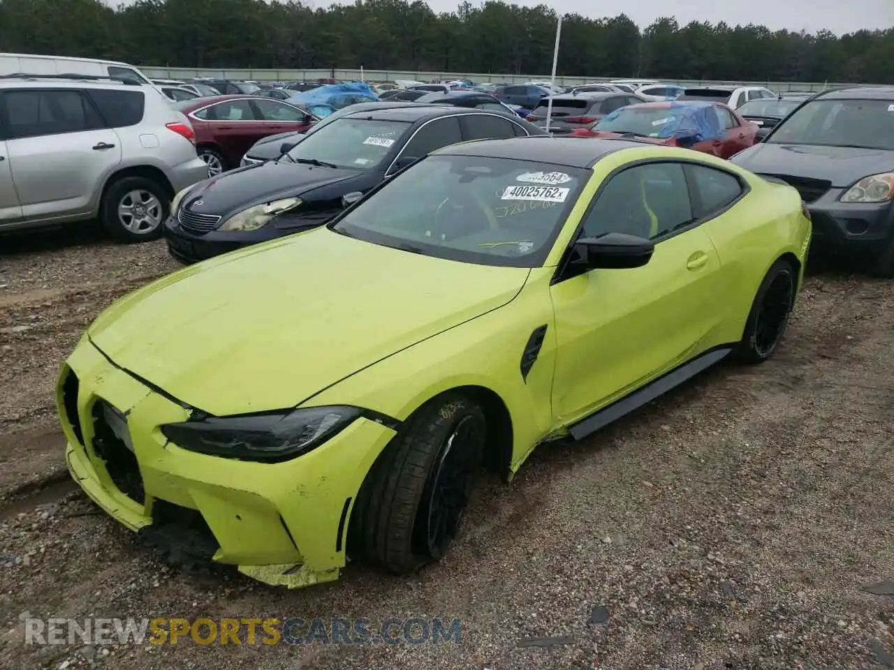 2 Photograph of a damaged car WBS43AZ0XNCJ20680 BMW M4 2022