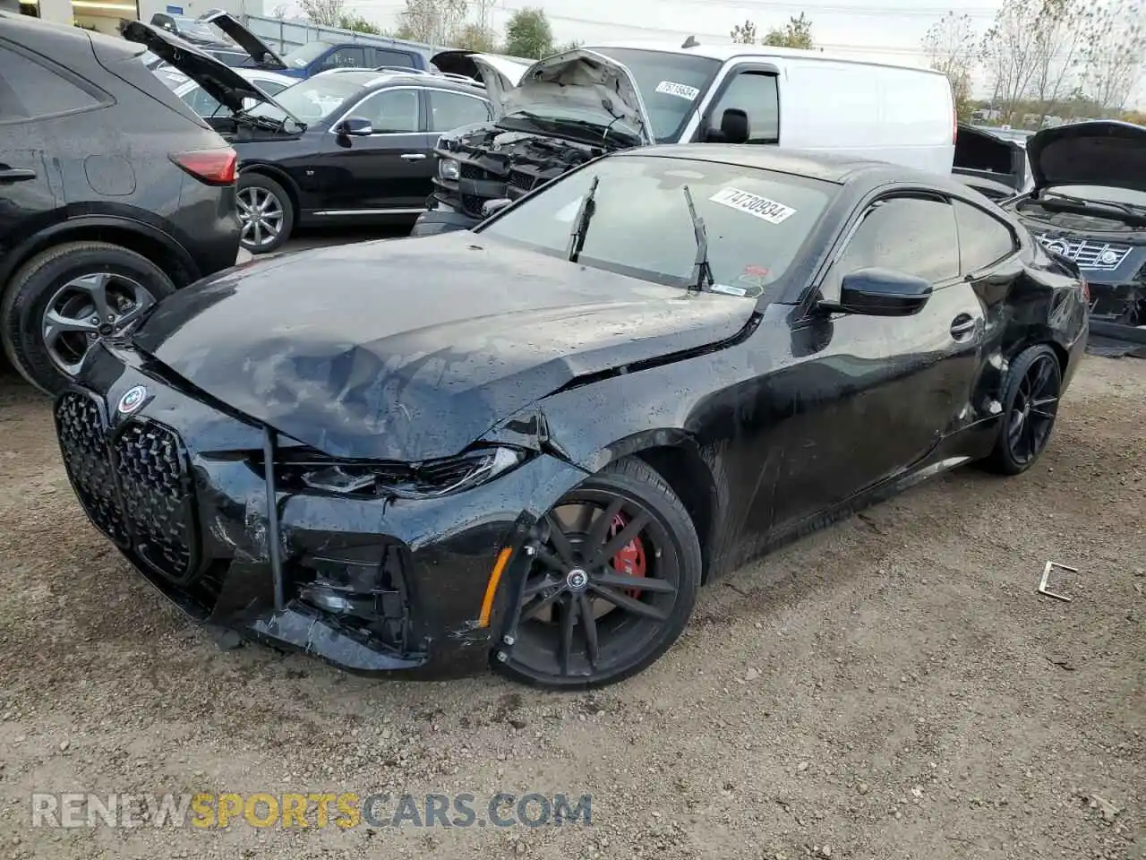 1 Photograph of a damaged car WBA13AR09PCM73339 BMW M4 2023