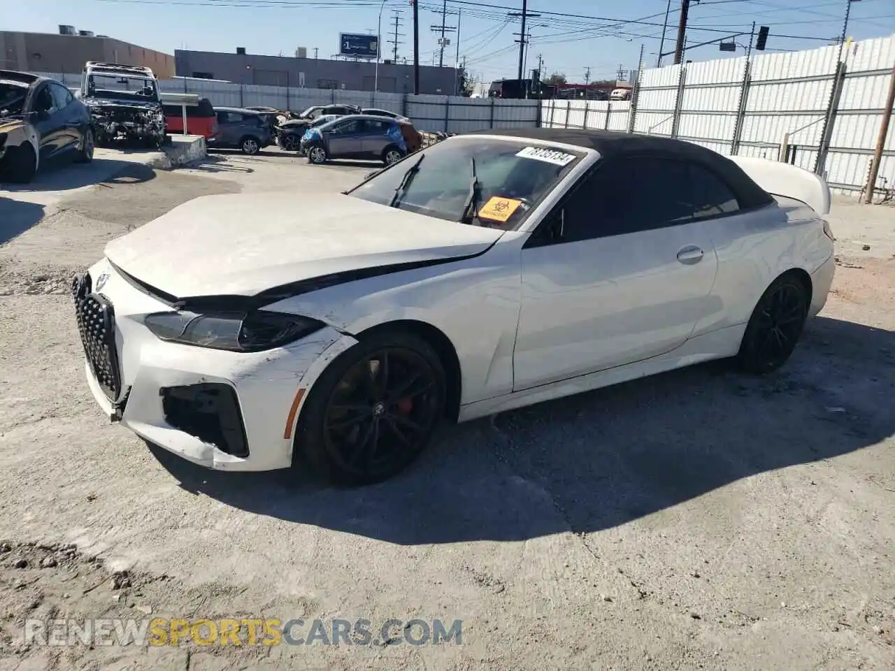 1 Photograph of a damaged car WBA53AT04PCL29093 BMW M4 2023