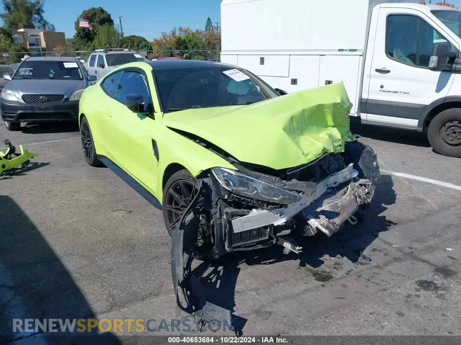 1 Photograph of a damaged car WBS33AZ00PCL63199 BMW M4 2023
