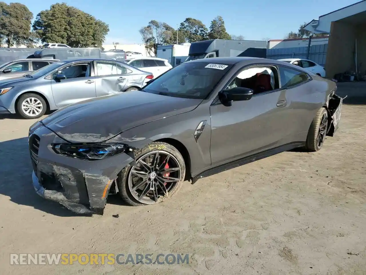 1 Photograph of a damaged car WBS33AZ01PCM59701 BMW M4 2023