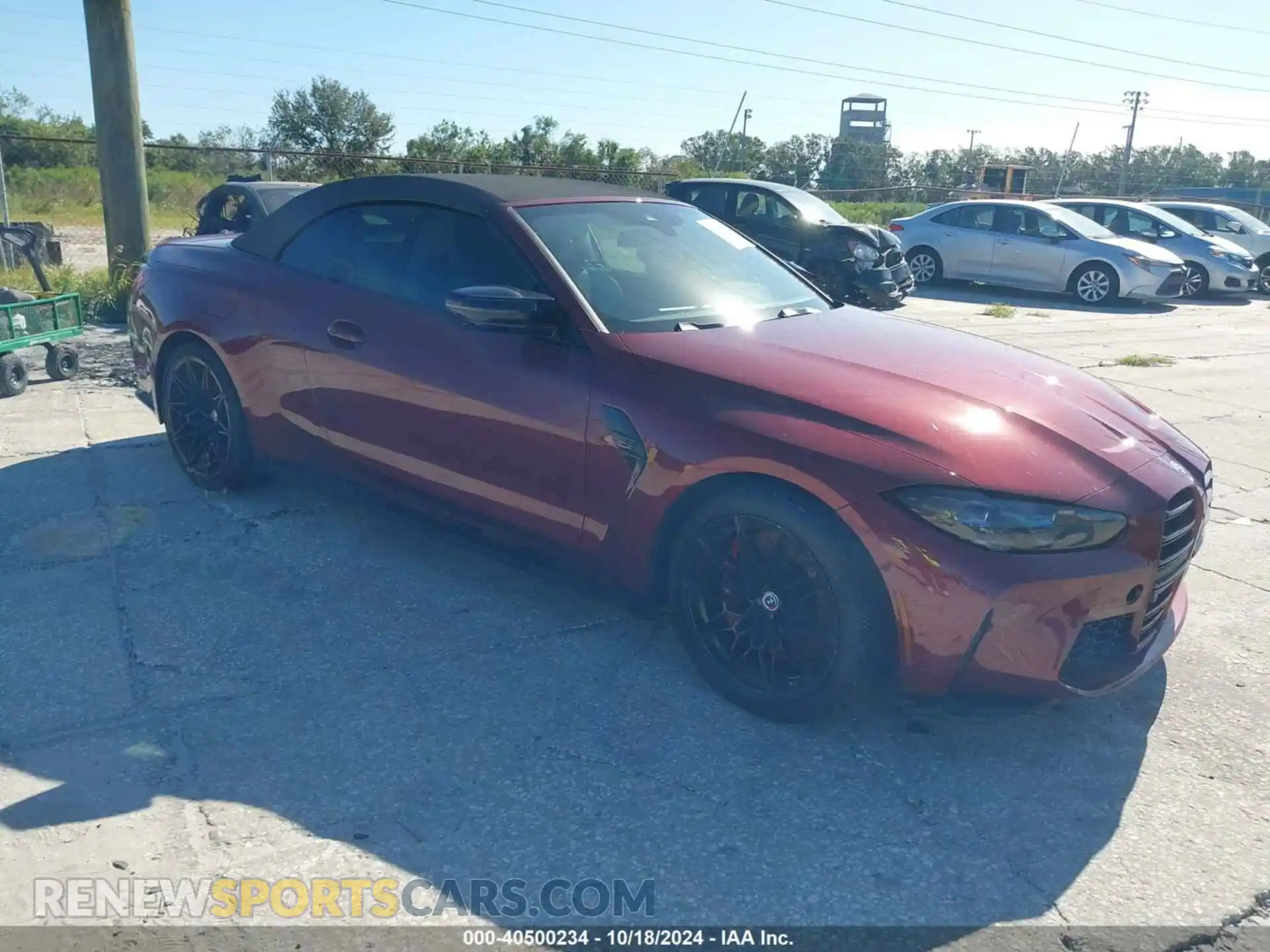 1 Photograph of a damaged car WBS33BA02PCM43993 BMW M4 2023