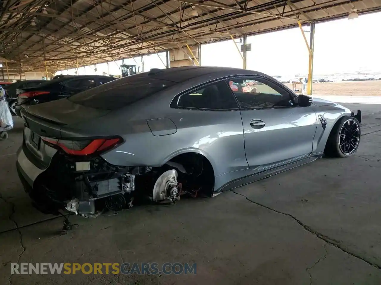 3 Photograph of a damaged car WBS43AZ01PCL21192 BMW M4 2023