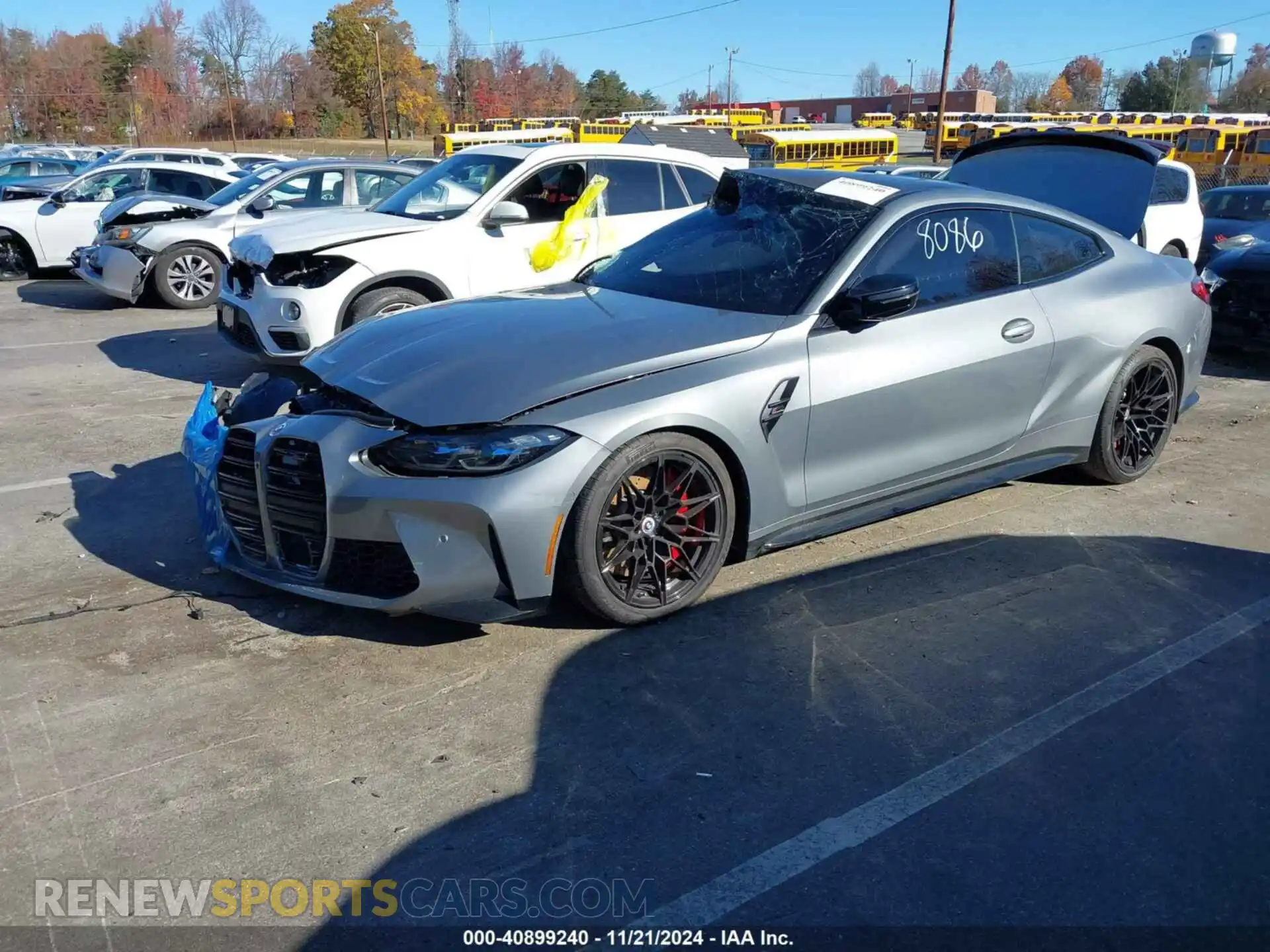 2 Photograph of a damaged car WBS43AZ01PCM48086 BMW M4 2023