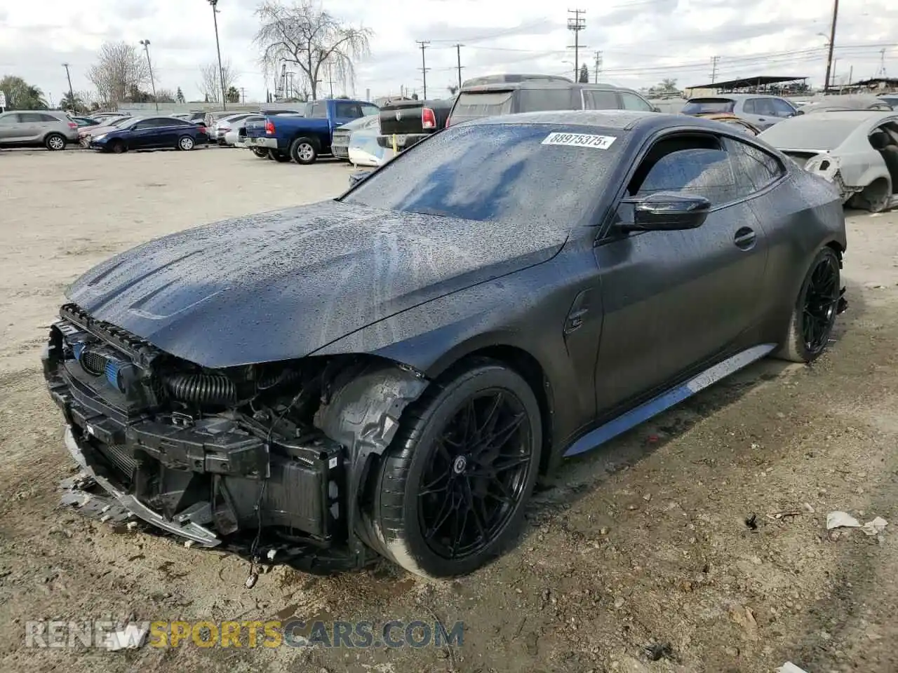 1 Photograph of a damaged car WBS43AZ02PCM18370 BMW M4 2023