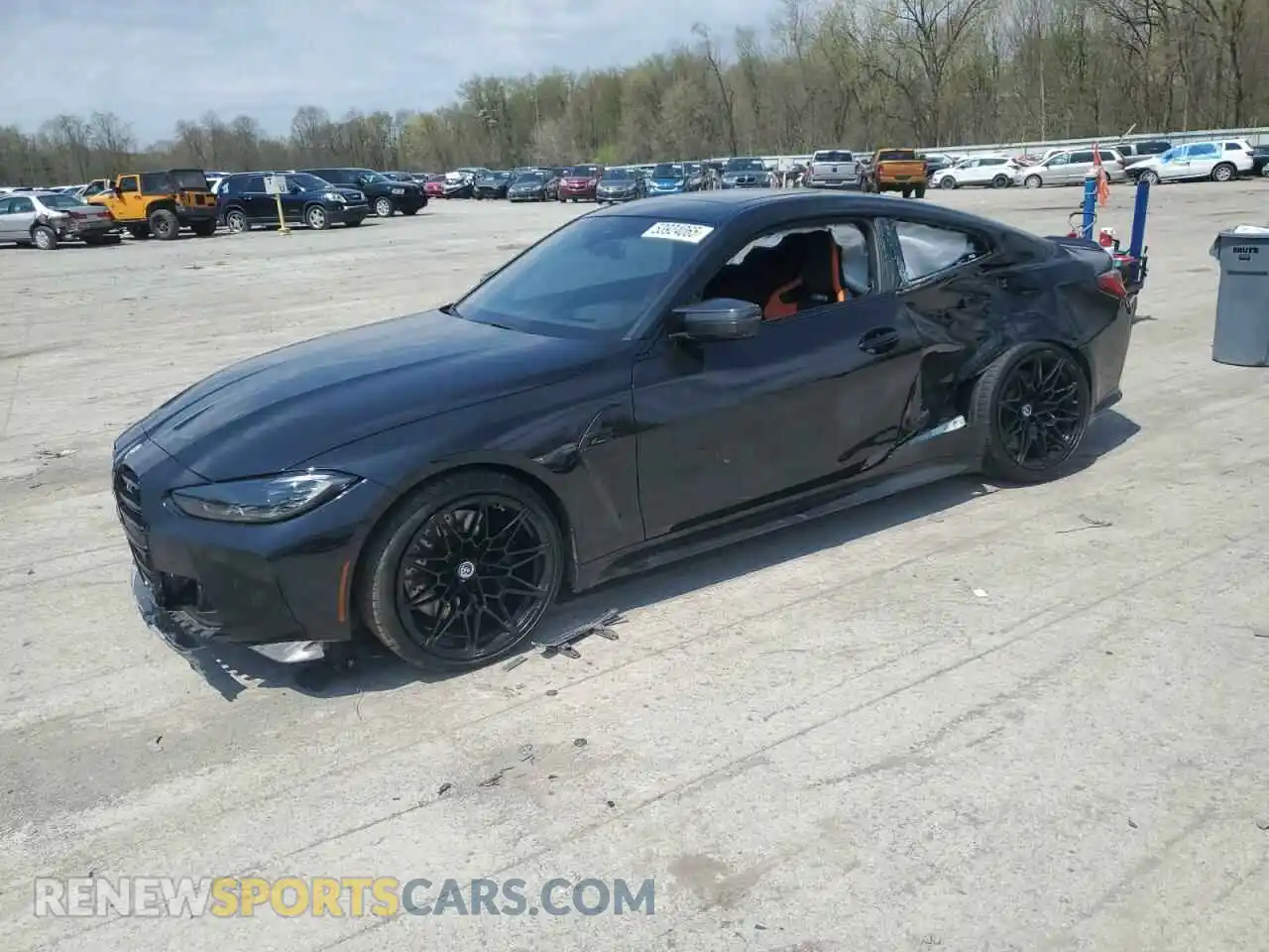 1 Photograph of a damaged car WBS43AZ03PCL22487 BMW M4 2023