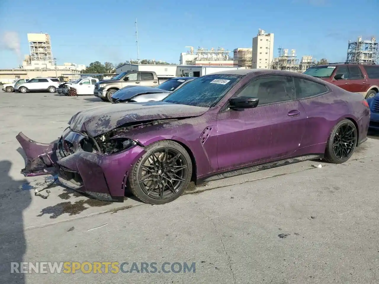 1 Photograph of a damaged car WBS43AZ03PCM33749 BMW M4 2023