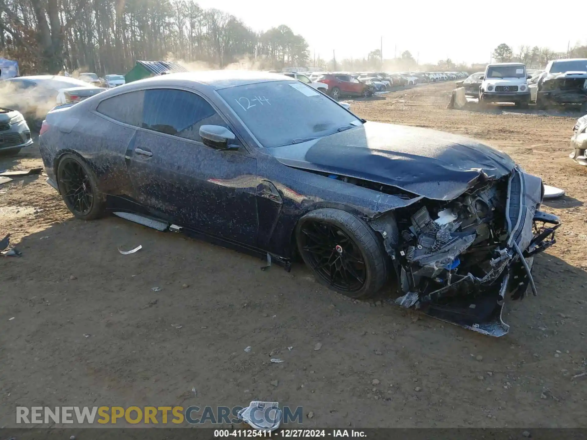 1 Photograph of a damaged car WBS43AZ04PCM47840 BMW M4 2023