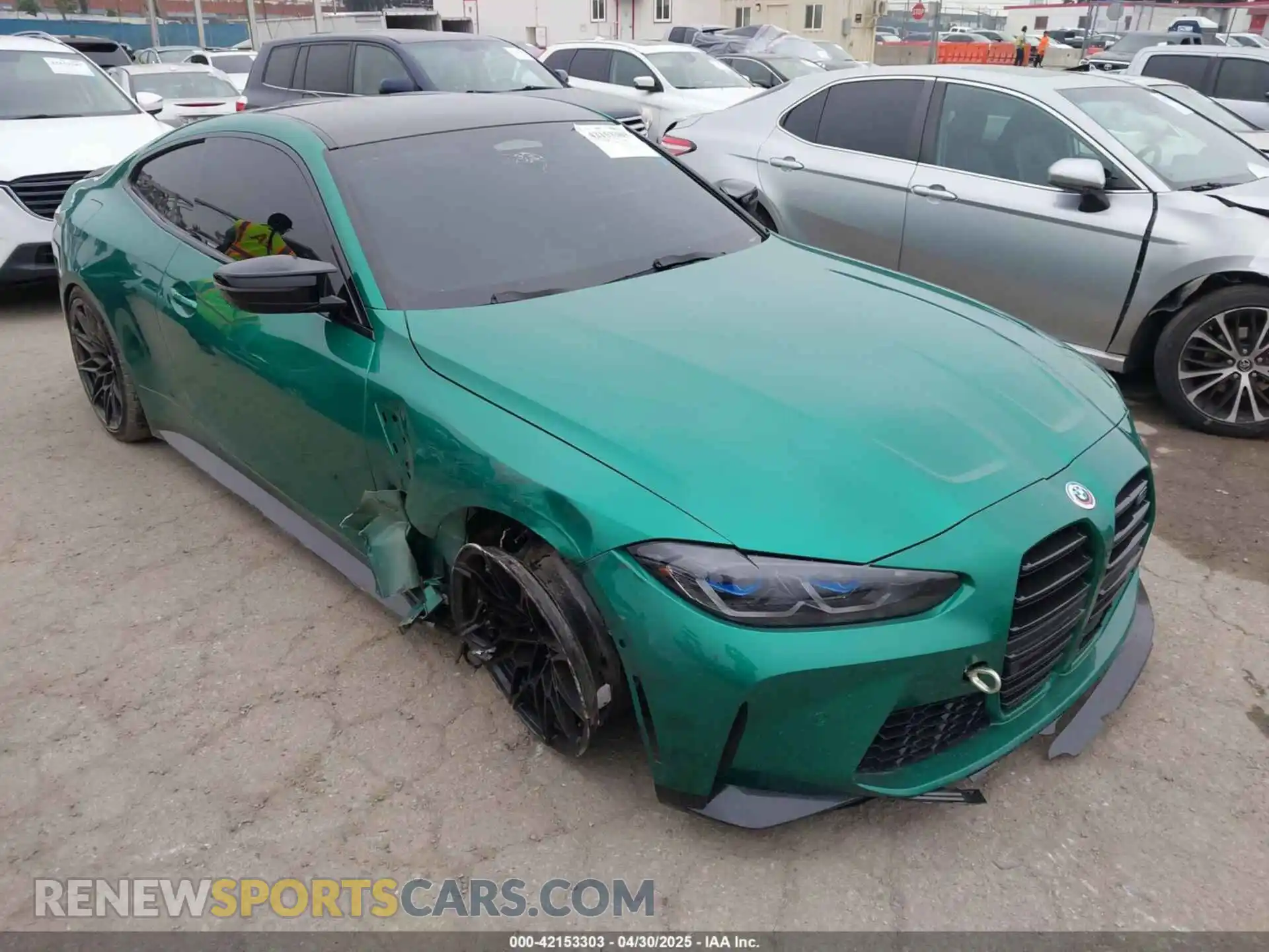 1 Фотография поврежденного автомобиля WBS43AZ05PCL26010 BMW M4 2023