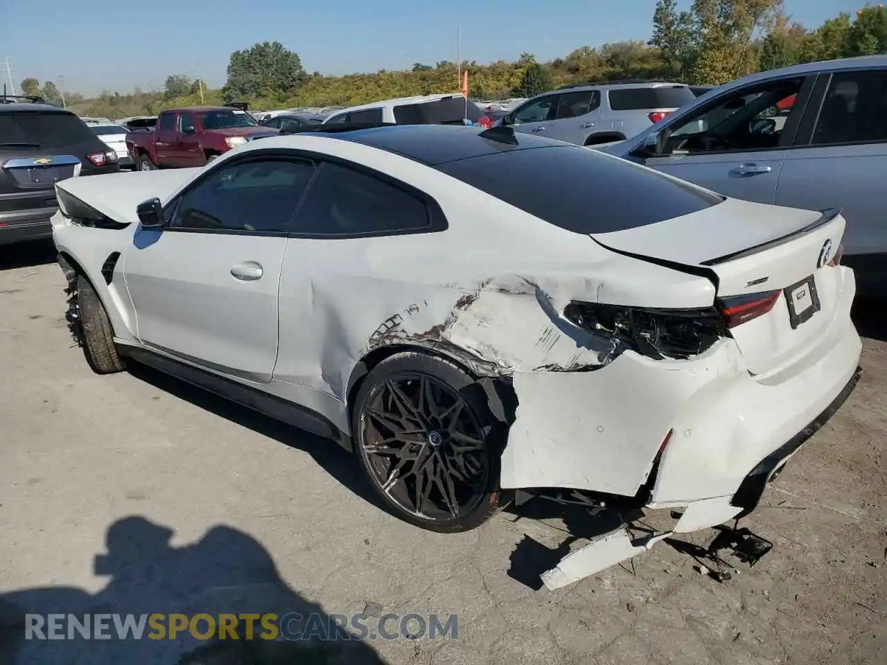2 Photograph of a damaged car WBS43AZ07PCM54670 BMW M4 2023