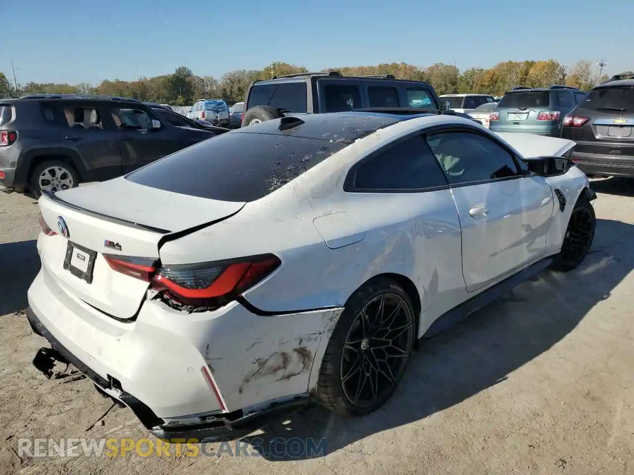 3 Photograph of a damaged car WBS43AZ07PCM54670 BMW M4 2023