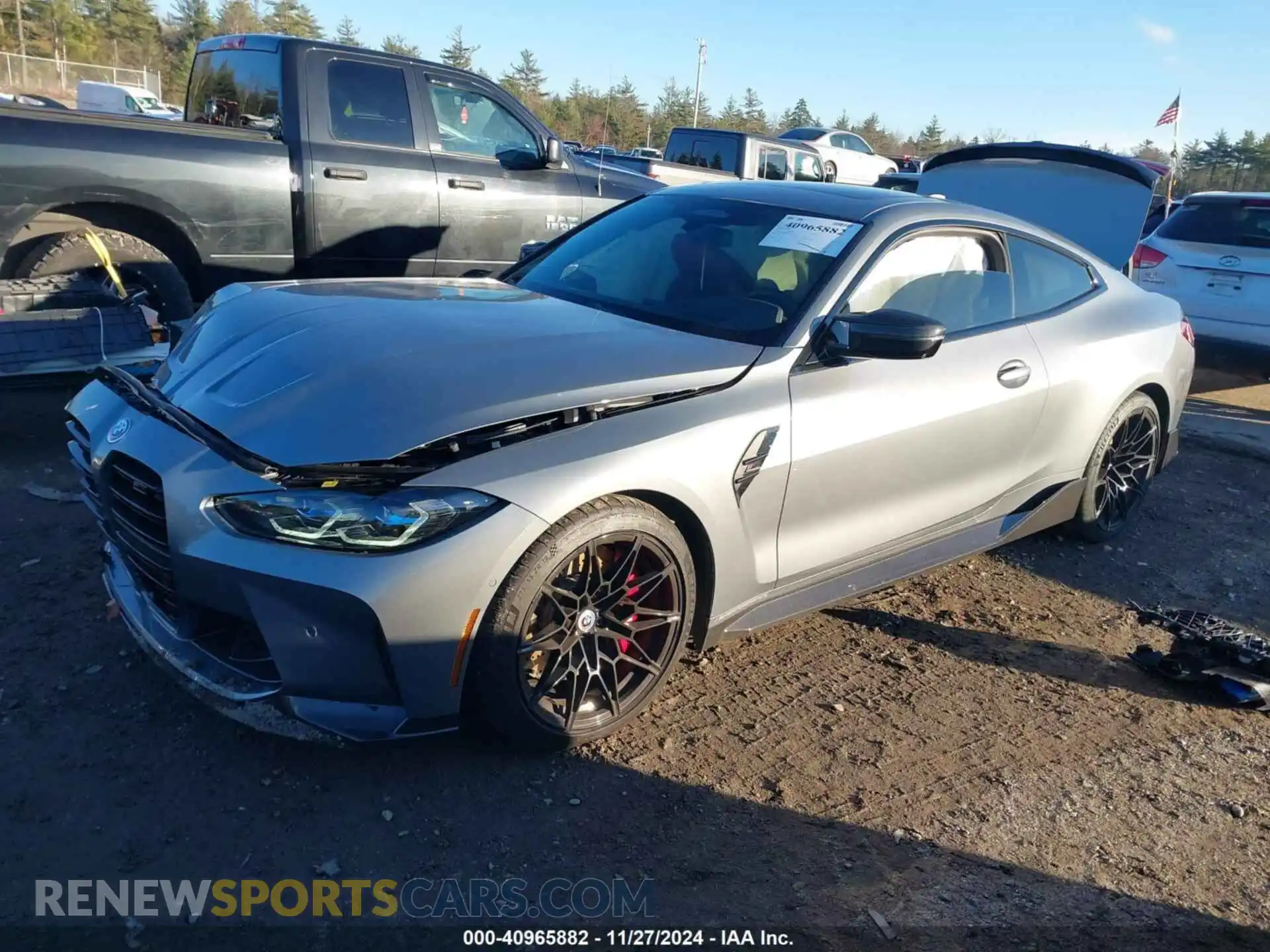 2 Photograph of a damaged car WBS43AZ09PCM25302 BMW M4 2023