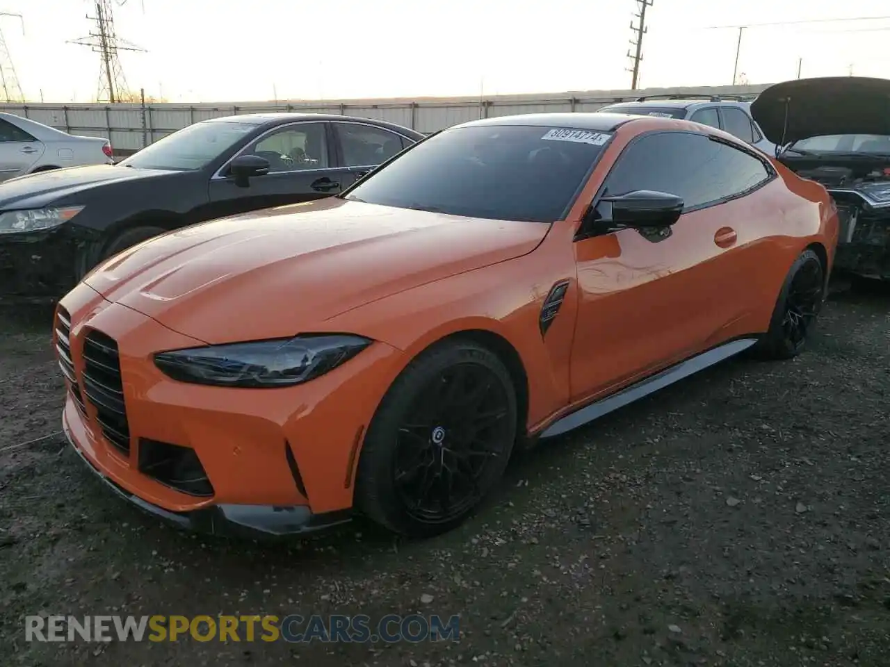 1 Photograph of a damaged car WBS43AZ0XPCM17189 BMW M4 2023