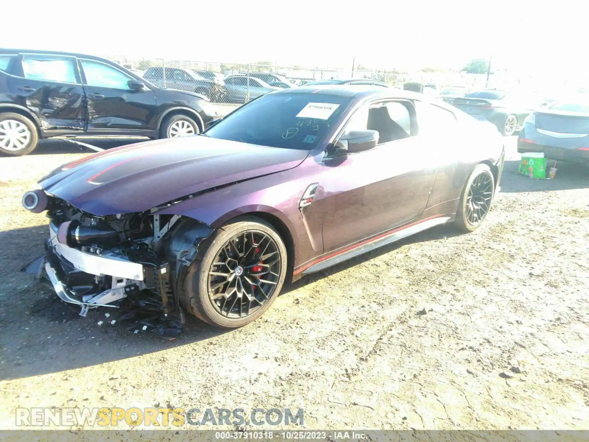 2 Photograph of a damaged car WBS63AZ00PCL48635 BMW M4 2023