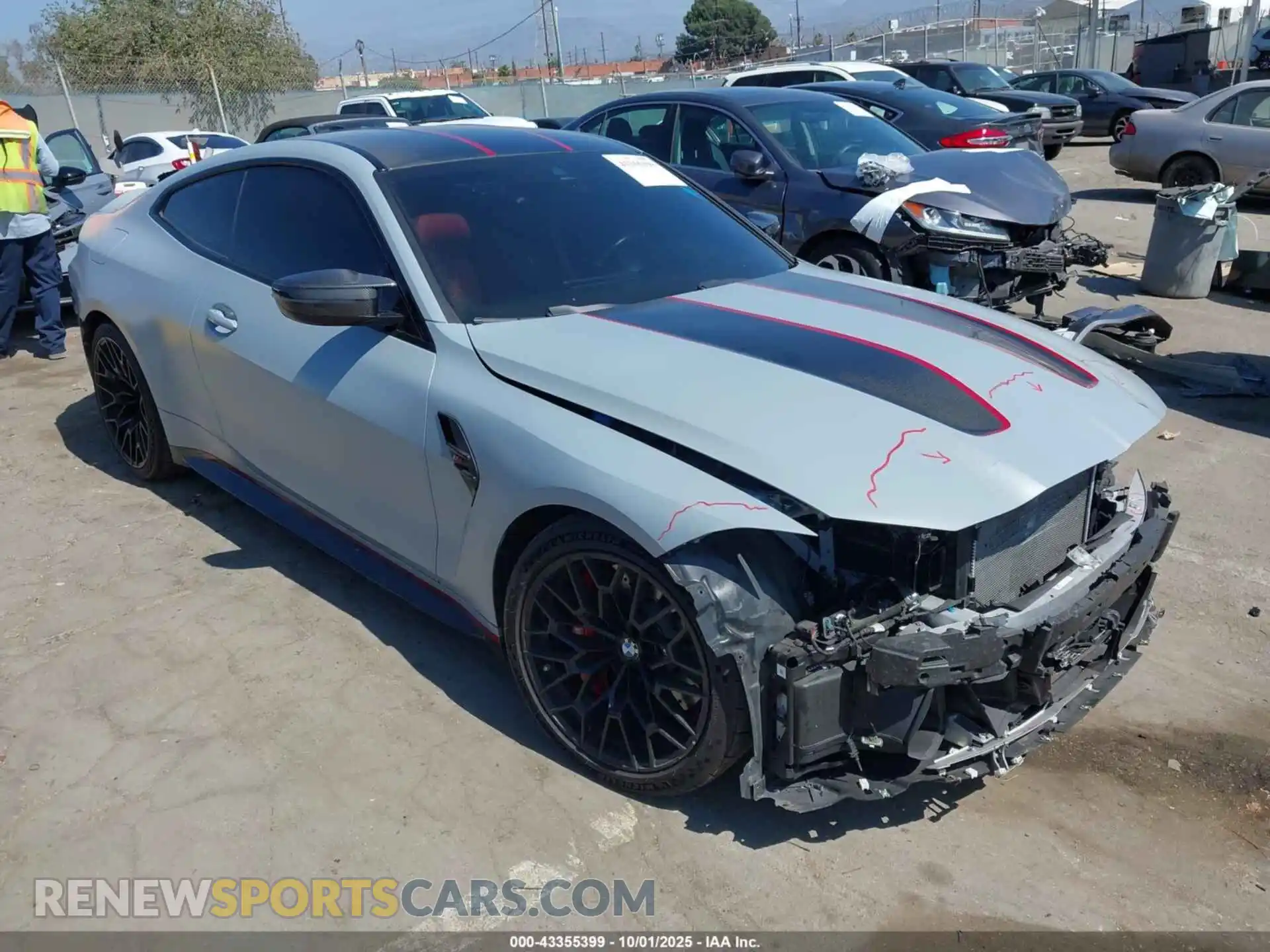 1 Photograph of a damaged car WBS63AZ05PCM07503 BMW M4 2023