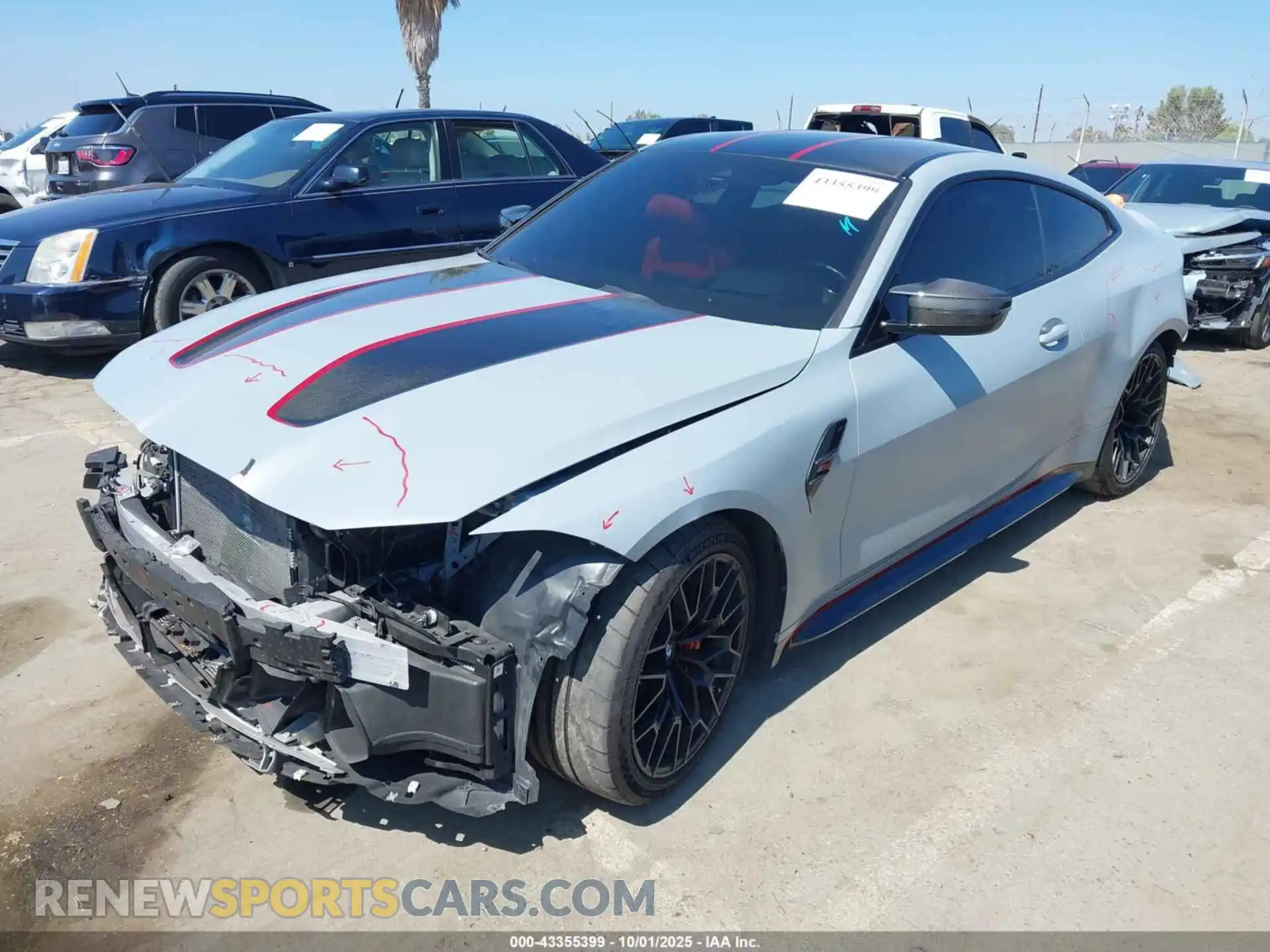 2 Photograph of a damaged car WBS63AZ05PCM07503 BMW M4 2023